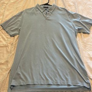 Peter Millar Mens Polo XL Baby Blue